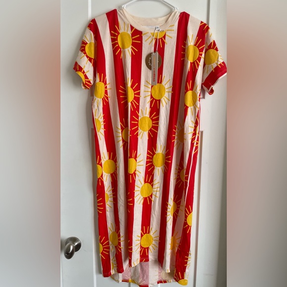 Mini Rodini sun stripes Maxi dress - Picture 2 of 3